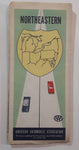 Vintage 1961 AAA American Automobile Association Northeastern States Map
