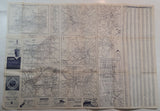 Vintage 1961 AAA American Automobile Association Northeastern States Map