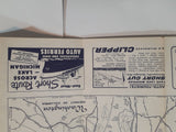 Vintage 1961 AAA American Automobile Association Northeastern States Map