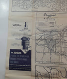 Vintage 1961 AAA American Automobile Association Northeastern States Map