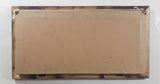Vintage Firemen Fireighters Firefighting Wood Cased Shadow Box