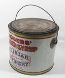 Vintage Rogers Syrup Golden Sugar Vancouver, B.C. Sugar Refinery 10lb Tin Metal Can Pail with Lid