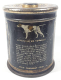 Vintage Granger Rough Cute Pipe Tobacco 6" Tall Tin Metal Canister Ligget & Myers Tobacco Co.