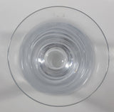 Vintage Heavy Bottomed Clear Glass 9" Tall Flower Vase