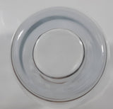 Vintage Heavy Bottomed Clear Glass 9" Tall Flower Vase