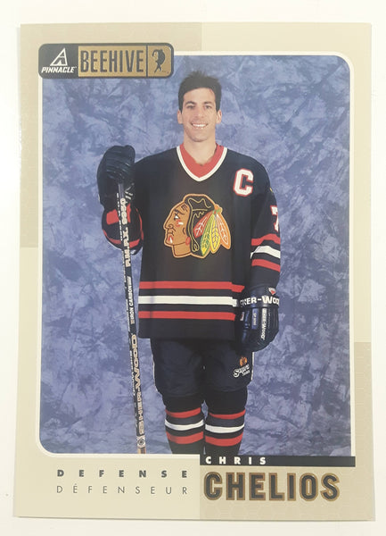 1998 Pinnacle Beehive #25 NHL Chris Chelios Chicago Blackhawks Defense Jumbo 5" x 7" Photo Hockey Card