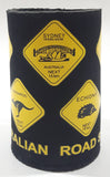 2005 Australia Road Signs Themed Foam Koozie Can Bottle Holder with Tags