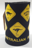 2005 Australia Road Signs Themed Foam Koozie Can Bottle Holder with Tags