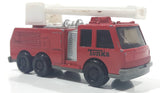 1992 Tonka Red Fire Ladder and Hook Truck DieCast Toy Vehicle - McDonald's Happy Meal