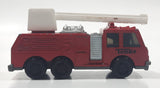 1992 Tonka Red Fire Ladder and Hook Truck DieCast Toy Vehicle - McDonald's Happy Meal
