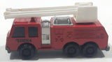 1992 Tonka Red Fire Ladder and Hook Truck DieCast Toy Vehicle - McDonald's Happy Meal