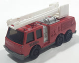 1992 Tonka Red Fire Ladder and Hook Truck DieCast Toy Vehicle - McDonald's Happy Meal