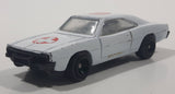 Unknown Brand Rescue #6 White Die Cast Toy Muscle Car Vehicle