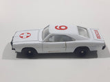 Unknown Brand Rescue #6 White Die Cast Toy Muscle Car Vehicle