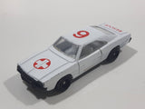Unknown Brand Rescue #6 White Die Cast Toy Muscle Car Vehicle