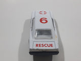 Unknown Brand Rescue #6 White Die Cast Toy Muscle Car Vehicle