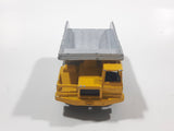 Majorette No. 274 Benne Carriere Quarry Super Dump Truck 1/100 Scale Yellow Grey  Die Cast Toy Car Vehicle