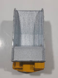 Majorette No. 274 Benne Carriere Quarry Super Dump Truck 1/100 Scale Yellow Grey  Die Cast Toy Car Vehicle