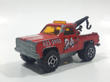 Majorette 24HR Service Depanneuse Tow Truck Red Die Cast Toy Car Vehicle