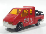 Majorette No. 243 Ford Transit Jack's Towing 24 HR Service Red 1/60 Scale Die Cast Toy Car Vehicle