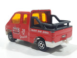 Majorette No. 243 Ford Transit Jack's Towing 24 HR Service Red 1/60 Scale Die Cast Toy Car Vehicle