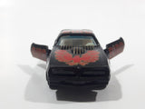 Vintage Yatming No. 1060 Pontiac Trans-Am Firebird Black Die Cast Toy Muscle Car Vehicle with Opening Doors