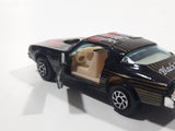 Vintage Yatming No. 1060 Pontiac Trans-Am Firebird Black Die Cast Toy Muscle Car Vehicle with Opening Doors