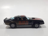 Vintage Yatming No. 1060 Pontiac Trans-Am Firebird Black Die Cast Toy Muscle Car Vehicle with Opening Doors