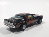 Vintage Yatming No. 1060 Pontiac Trans-Am Firebird Black Die Cast Toy Muscle Car Vehicle with Opening Doors