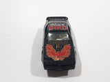 Vintage Yatming No. 1060 Pontiac Trans-Am Firebird Black Die Cast Toy Muscle Car Vehicle with Opening Doors