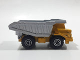 Majorette No. 274 Benne Carriere Quarry Super Dump Truck 1/100 Scale Yellow Grey  Die Cast Toy Car Vehicle