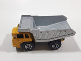 Majorette No. 274 Benne Carriere Quarry Super Dump Truck 1/100 Scale Yellow Grey  Die Cast Toy Car Vehicle
