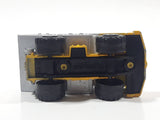 Majorette No. 274 Benne Carriere Quarry Super Dump Truck 1/100 Scale Yellow Grey  Die Cast Toy Car Vehicle
