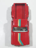 1980s Yatming Chevy Stepside Red Pickup Truck No. 1601 Die Cast Toy Car Vehicle - Made in China