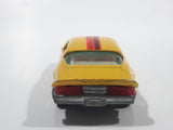 Vintage Yatming Chevy Camaro Z28 Yellow No. 1077 Die Cast Toy Muscle Car Vehicle with Opening Doors