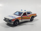 Majorette Jaguar XJ6 White No. 293 Police Cops 1/65 Scale Die Cast Toy Car Emergency Vehicle with Opening Doors
