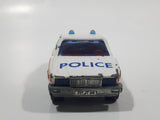 Majorette Jaguar XJ6 White No. 293 Police Cops 1/65 Scale Die Cast Toy Car Emergency Vehicle with Opening Doors