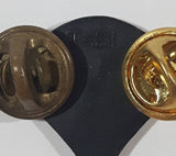 Vintage US Military US Great Seal Eagle T-21 Black Metal Hat Lapel Pin Back Insignia Badge