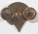 Vintage US Military US Great Seal Eagle T-23 Gold Tone Metal Hat Lapel Pin Back Insignia Badge