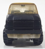 Vintage 1978 Tonka Scramblers Delivery Van Yellow and Black Pressed Steel and Plastic Toy Car Vehicle