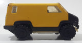 Vintage 1978 Tonka Scramblers Delivery Van Yellow and Black Pressed Steel and Plastic Toy Car Vehicle