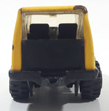 Vintage 1978 Tonka Scramblers Delivery Van Yellow and Black Pressed Steel and Plastic Toy Car Vehicle