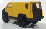 Vintage 1978 Tonka Scramblers Delivery Van Yellow and Black Pressed Steel and Plastic Toy Car Vehicle