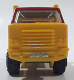 Vintage 1980s Tonka Semi Tractor Truck Yellow and Red Pressed Steel and Plastic Toy Car Vehicle