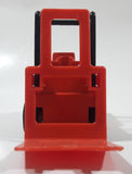 Vintage 1970s Tonka Minis Fork Lift Orange Plastic and Pressed Steel Toy Car Vehicle