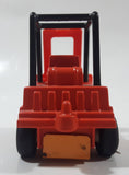 Vintage 1970s Tonka Minis Fork Lift Orange Plastic and Pressed Steel Toy Car Vehicle