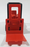 Vintage 1970s Tonka Minis Fork Lift Orange Plastic and Pressed Steel Toy Car Vehicle
