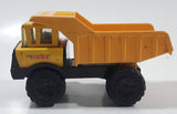 Vintage 1980s Tonka Dump Truck Plastic Pressed Steel Die Cast Toy Car Construction Equipment Vehicle 5 1/2" Long Made in Mexico