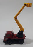 Vintage Tonka Picker Boom Bucket Utility Truck Red and Yellow Pressed Steel and Plastic Toy Car Vehicle - Japan