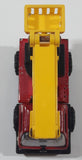 Vintage Tonka Picker Boom Bucket Utility Truck Red and Yellow Pressed Steel and Plastic Toy Car Vehicle - Japan